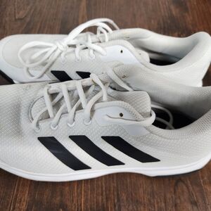 Adidas Men's White and Black Sneakers